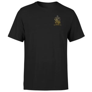 Harry Potter Ombré Hufflepuff Sigil Men's T-Shirt - Black