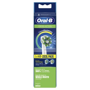 Oral-B Cross Action Opzetborstels, Verpakking Van 10