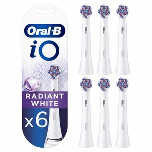 Oral-B iO Radiant White Brush Heads, 6 Pieces