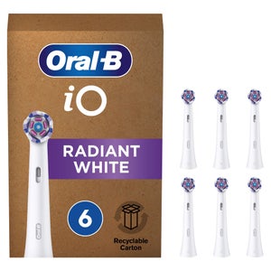 Oral B iO Radiant White Brush Heads, 6 Pieces