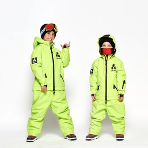 Kids Lime Green Snow Suit