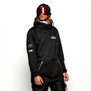 Unisex Black Technical Hoodie