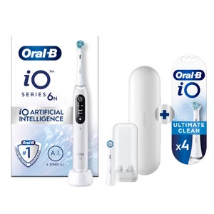 Oral-B iO 6N Elektrische Tandenborstel Wit + 4 Opzetborstels