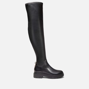MICHAEL Michael Kors Women's Cyrus Leather Knee-High Boots