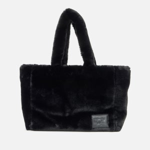 DKNY Emilee Logo-Detailed Faux Fur Tote Bag