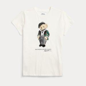 Polo Ralph Lauren Bear Printed Cotton-Jersey T-Shirt