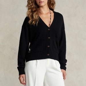 Polo Ralph Lauren Logo Wool-Blend Cardigan