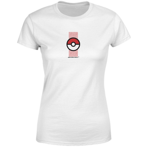 Pokemon Pokeball Women's T-Shirt - White