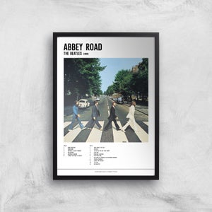 Abbey Road Collection Abbey Road Track List Giclee Art Print