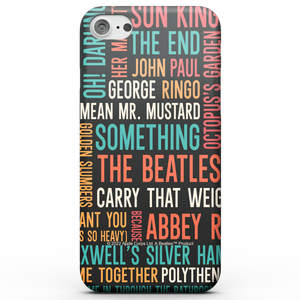 Abbey Road Collection Abbey Road Song List Phone Case for iPhone and Android