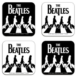 Abbey Road Collection The Beatles Silhouette Coaster Set