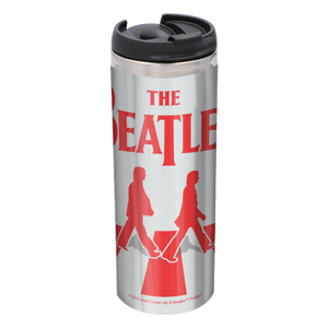Abbey Road Collection Abbey Road Red Silhouette Stainless Steel Thermo Travel Mug - Metallic Finish