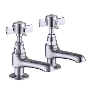 Bathstore Bensham 1895 Basin Taps - Chrome