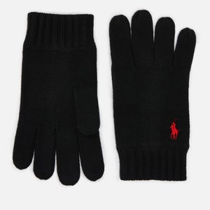Polo Ralph Lauren Logo-Embroidered Wool Gloves