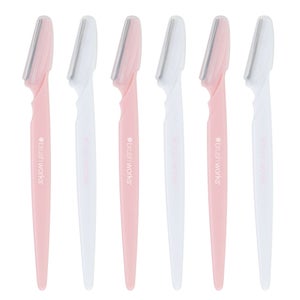 Brushworks Accessories Angled Dermaplaners Pack of 6