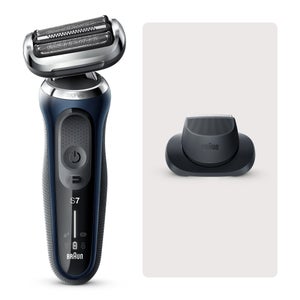 Braun Series 7 71-B1200s Electric Shaver with Precision Trimmer, Blue