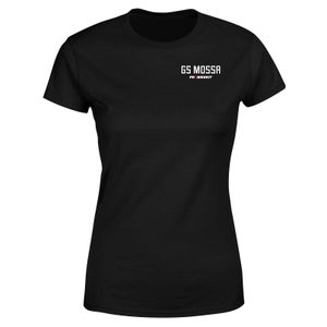 PBK GS Mossa Pocket Print Aqua Wave Women's T-Shirt - Black