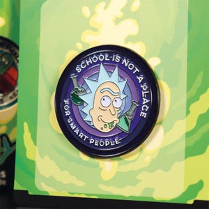 Dust! Rick & Morty Limited Edition Pin Badge