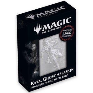 Magic the Gathering Limited Edition .999 Silver Plated Kaya Metal Collectible by Fanattik