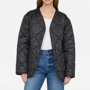 Anine Bing Andy Quilted Shell Bomber Jacket