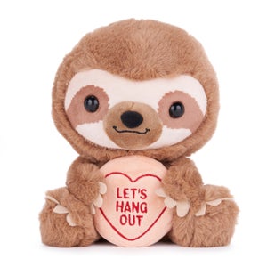 Swizzels Love Hearts 20cm Let's Hang Out Sloth Soft Toy