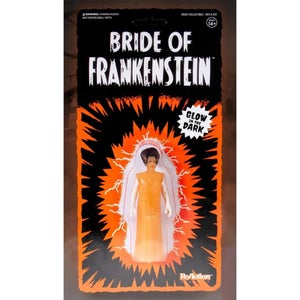 ReAction - 3.75 Inch Action Figure: Universal Monsters / New Series 2 - The Bride Of Frankenstein (Glow Version)