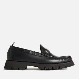 KARL LAGERFELD Mokassino Black Leather Loafers