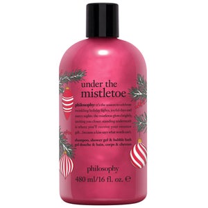 Philosophy Christmas 2022 Under The Mistletoe Christmas Shampoo, Shower Gel & Bubble Bath 480ml