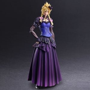 Square Enix Final Fantasy VII: Remake Cloud Strife in Dress Disguise Play Arts Kai Arts Action Figure