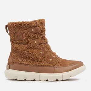 Sorel Explorer II Joan Faux Shearling and Leather Boots