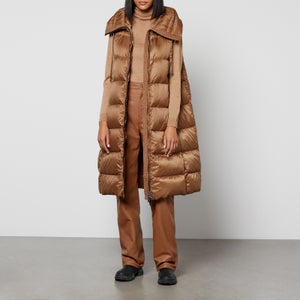 Max Mara The Cube Seivest Quilted Shell Down Hooded Gilet