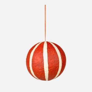 Broste Copenhagen Christmas Sphere Bauble - Extra Large - Orange