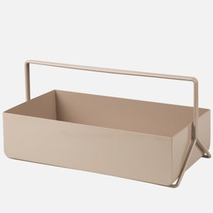 Broste Copenhagen Tully Iron Tool Box - Taupe Grey