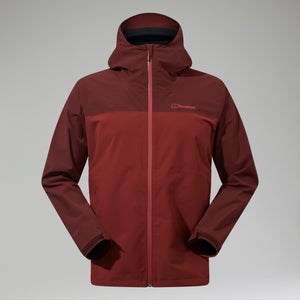 Men's Arnaby Hooded Waterproof Jacket - Brown