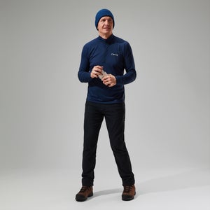Men's Trailblaze Half Zip Long Sleeve Tech Tee - Blue