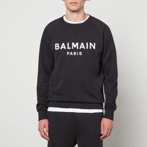 Balmain Printed Cotton-Jersey Sweatshirt