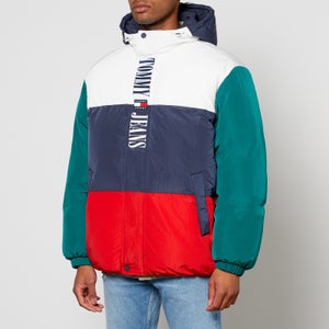 Tommy Jeans Archive Colour-Block Shell Puffer Jacket