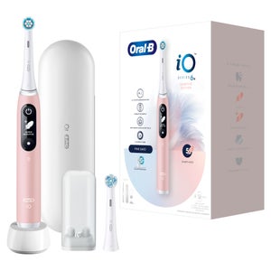 Oral-B iO Series 6 Elektrische Zahnbürste Pink Sand JAS23