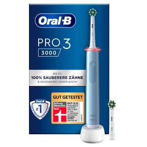 [Zahnarztpraxis-Angebot] Oral-B Pro3 3000 Cross Action Elektrische Zahnbürste Blue