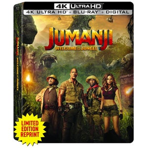 Jumanji: Welcome To The Jungle Limited Edition 4K Ultra HD Steelbook (Includes Blu-ray + Digital)