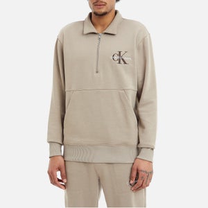 Calvin Klein Jeans Quarter Zip Organic Cotton-Blend Sweatshirt