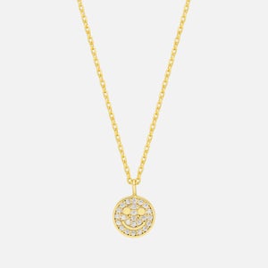 Estella Bartlett Smiley Gold-Plated and Crystal Necklace