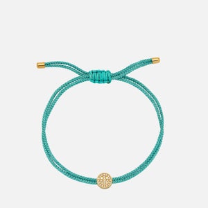Estella Bartlett Smiley Cord, Gold-Plated and Crystal Bracelet