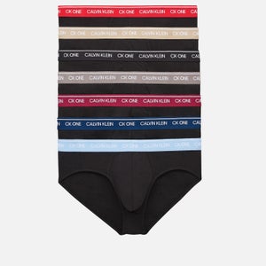 Calvin Klein Contrast Waistband Cotton-Blend Hip Briefs 7-Pack
