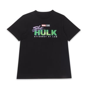 Marvel She Hulk Logo Unisex Camiseta - Negra