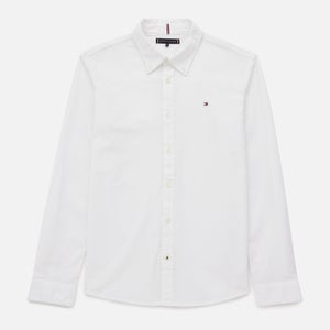 Tommy Hilfiger Boys' Logo-Detailed Cotton-Blend Shirt