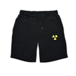 Duke Nukem Logo Embroidered Unisex Jog Shorts - Black