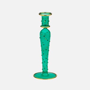 anna + nina Green Twinkling Glass Candle Holder
