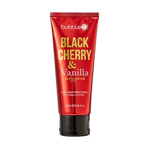 Bubble T Black Cherry & Vanilla Body Scrub 100 ml