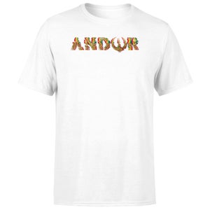 Camiseta unisex Andor Glitch de Star Wars - Blanco